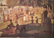 Sunday Afternoon on the island of the Grande Jatte (nn03) Georges Seurat